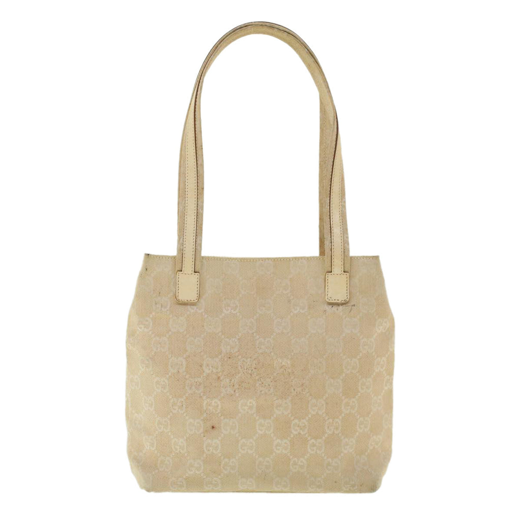 GUCCI GG Canvas Shoulder Bag Beige 002 1075 002053 fm2315