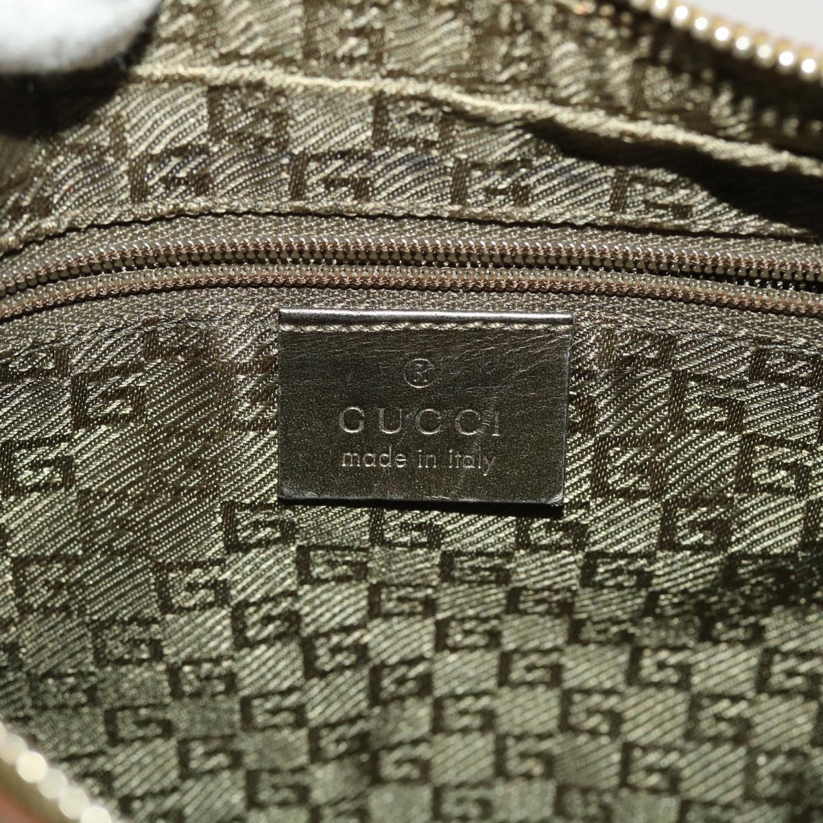 GUCCI Sherry Line Shoulder Bag Canvas Bronze Beige Brown 001 4186 fm2350