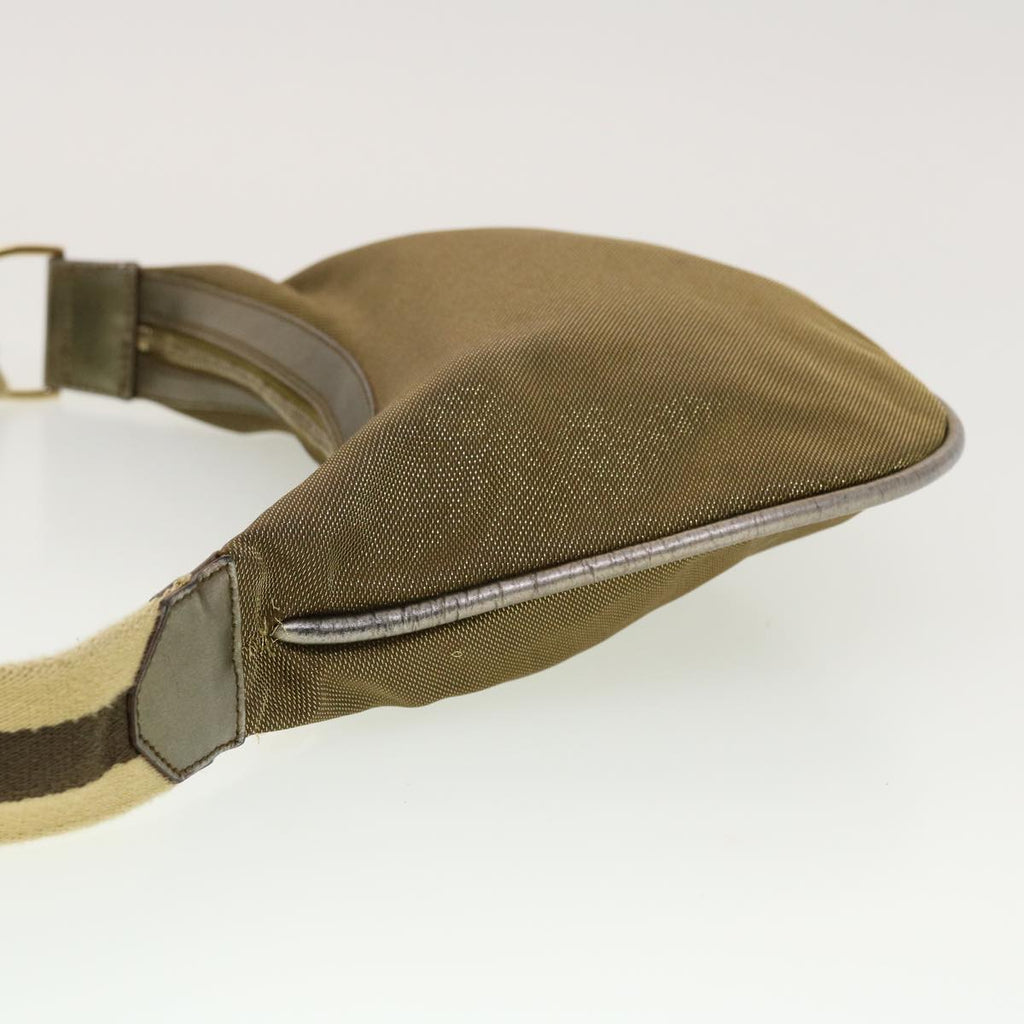 GUCCI Sherry Line Shoulder Bag Canvas Bronze Beige Brown 001 4186 fm2350