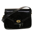GUCCI Shoulder Bag Patent leather Black fm2405