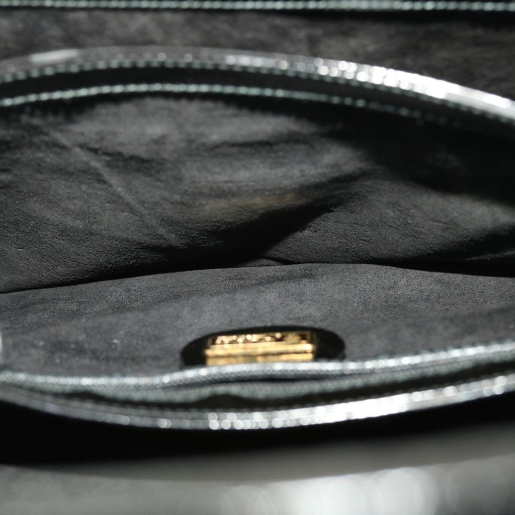 GUCCI Shoulder Bag Patent leather Black fm2405