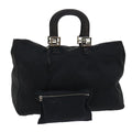 FENDI Shoulder Bag Nylon Black fm2468