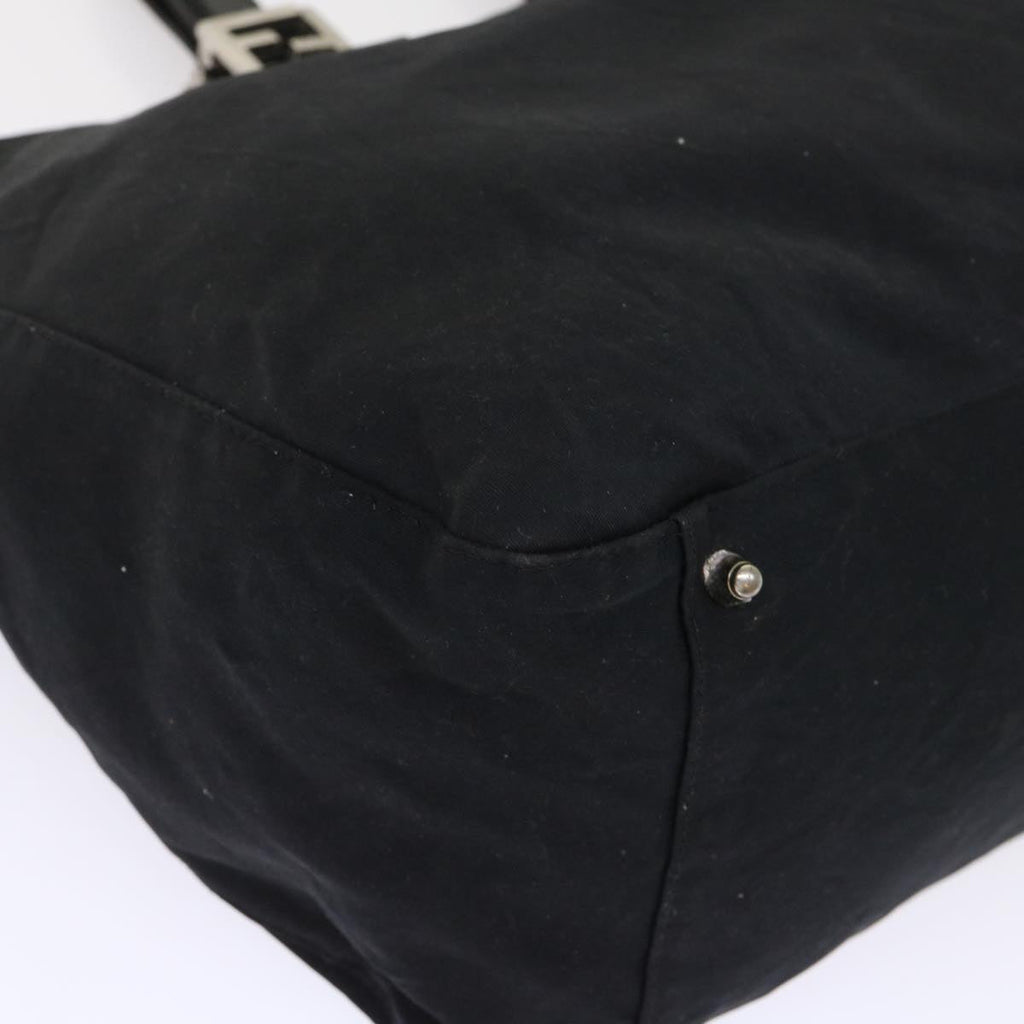 FENDI Shoulder Bag Nylon Black fm2468