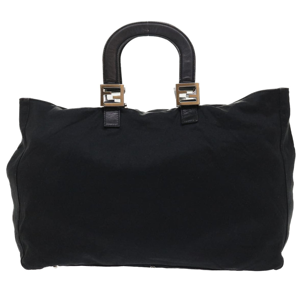 FENDI Shoulder Bag Nylon Black fm2468