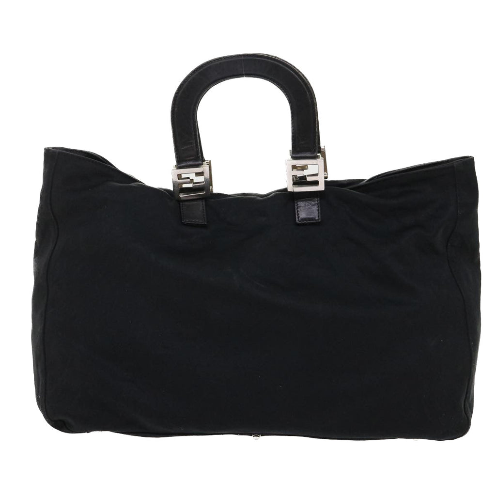 FENDI Shoulder Bag Nylon Black fm2468