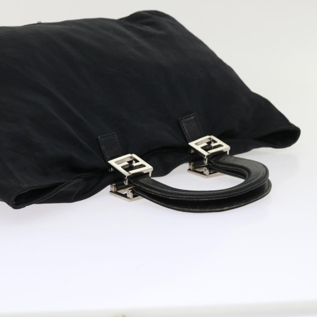 FENDI Shoulder Bag Nylon Black fm2468