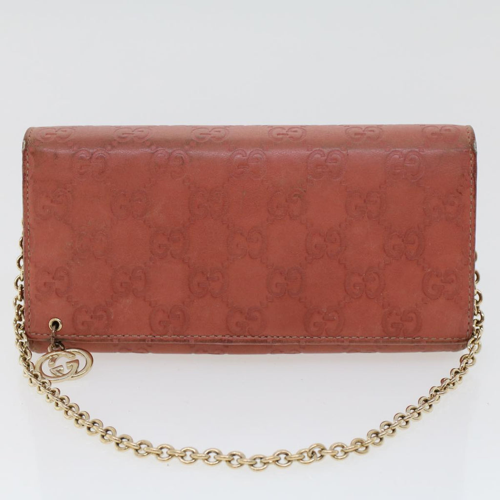 GUCCI GG Canvas Long Wallet Leather 5Set Beige Red black fm2478
