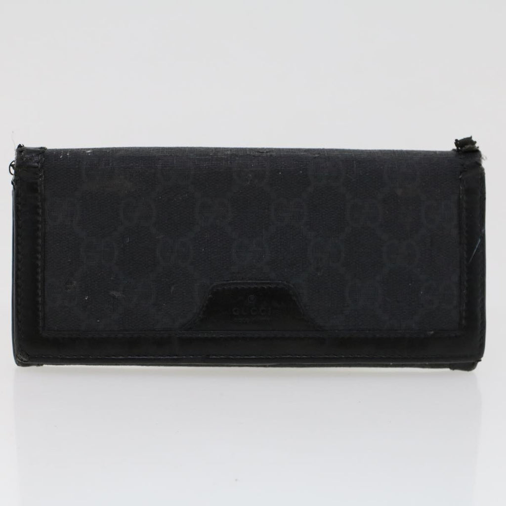 GUCCI GG Canvas Long Wallet Leather 5Set Beige Red black fm2478