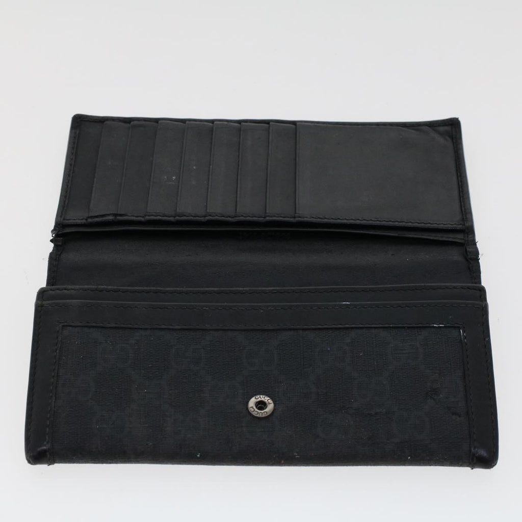 GUCCI GG Canvas Long Wallet Leather 5Set Beige Red black fm2478
