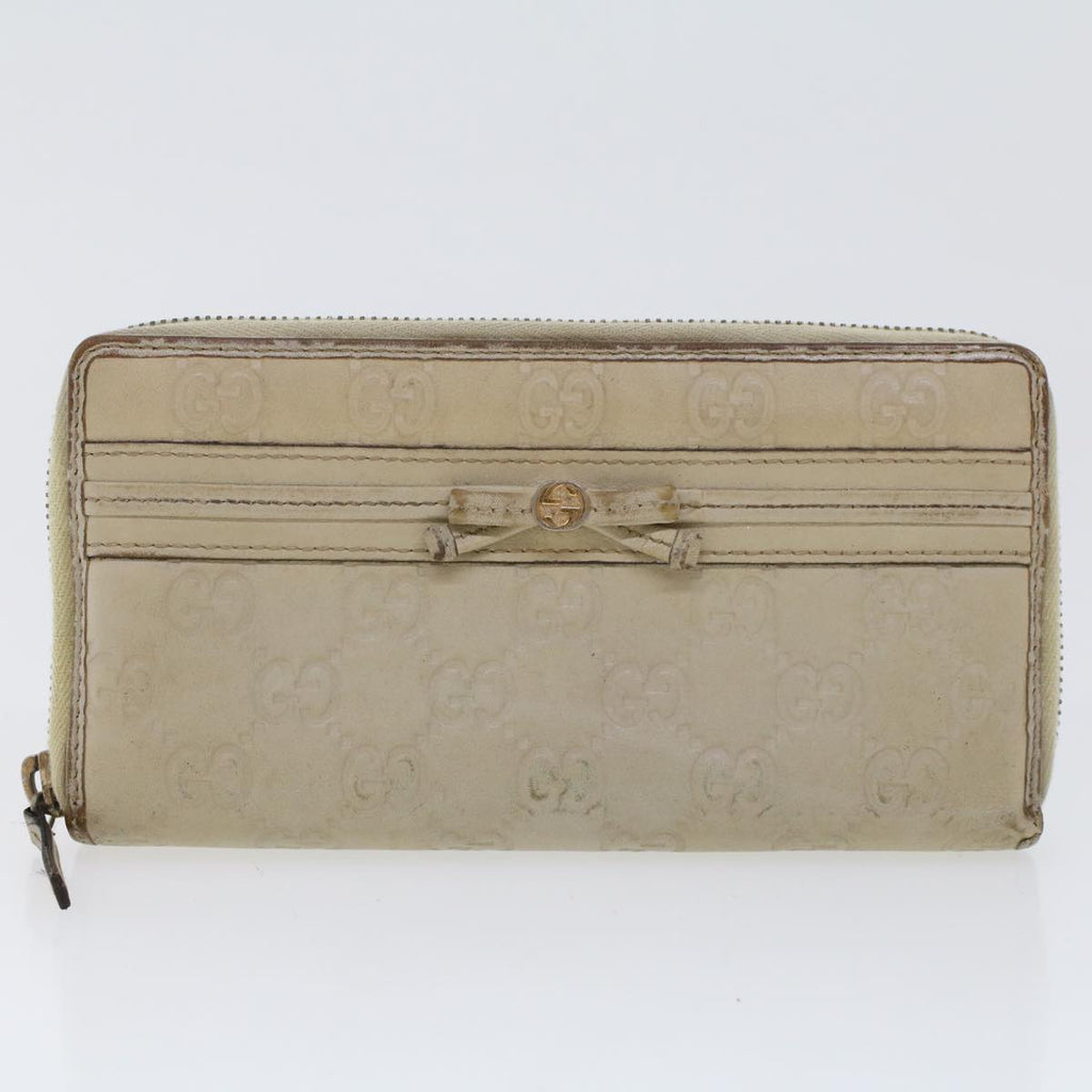 GUCCI GG Canvas Long Wallet Leather 5Set Beige Red black fm2478