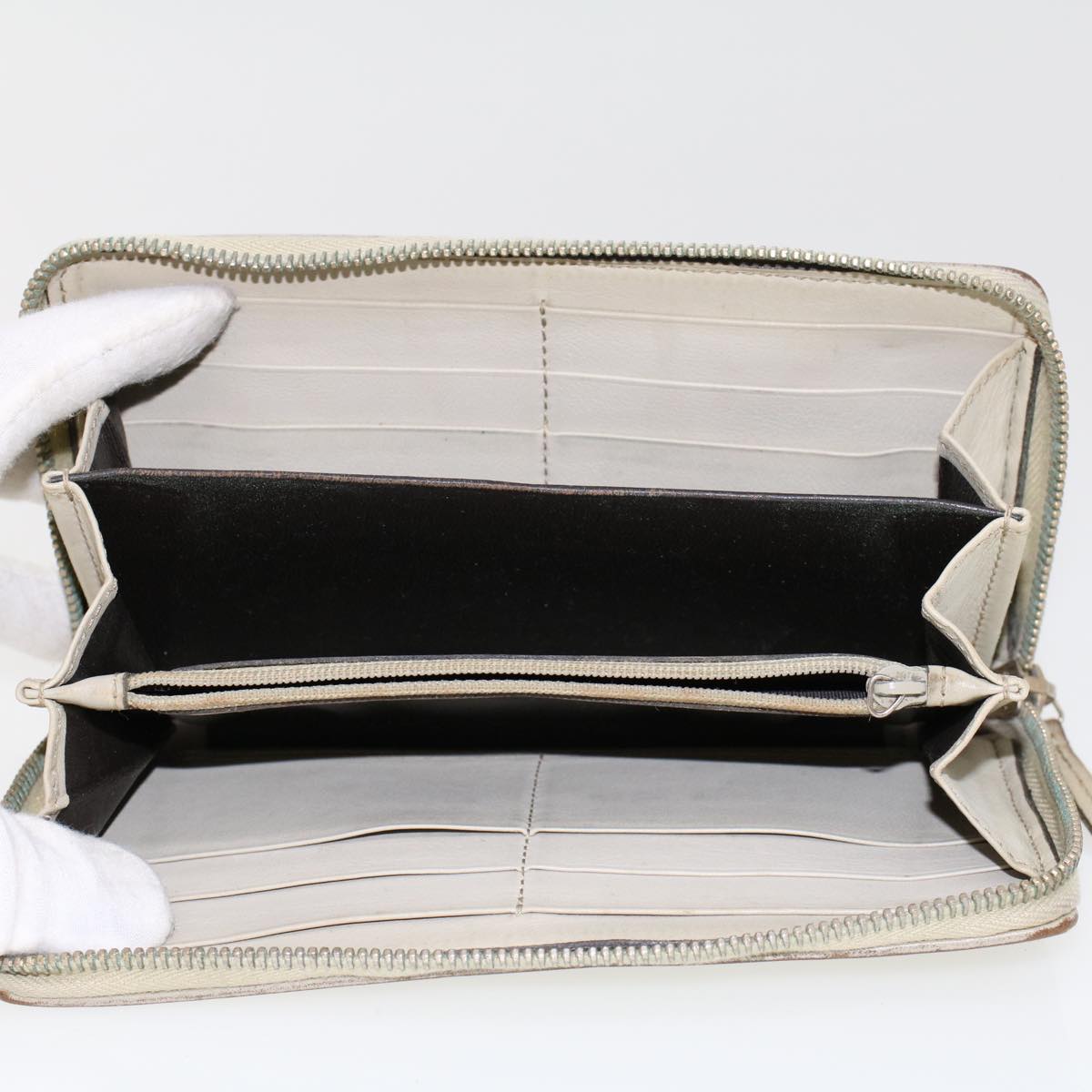 GUCCI GG Canvas Long Wallet Leather 5Set Beige Red black fm2478