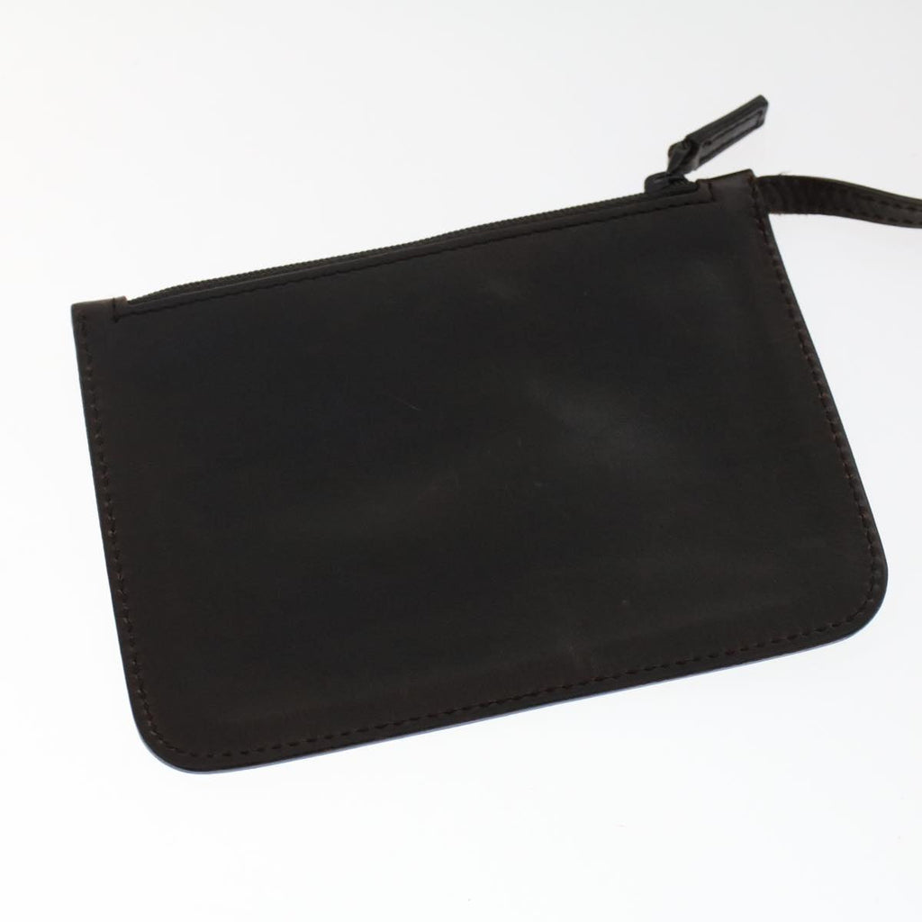 GUCCI GG Canvas Tote Bag Canvas Leather Dark Brown fm2491