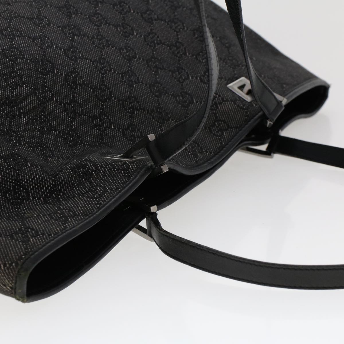 GUCCI GG Canvas Tote Bag Gray fm2501