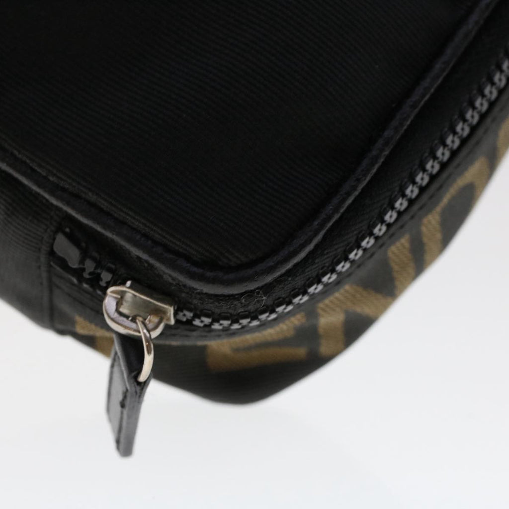 FENDI Hand Bag Nylon Black fm2555