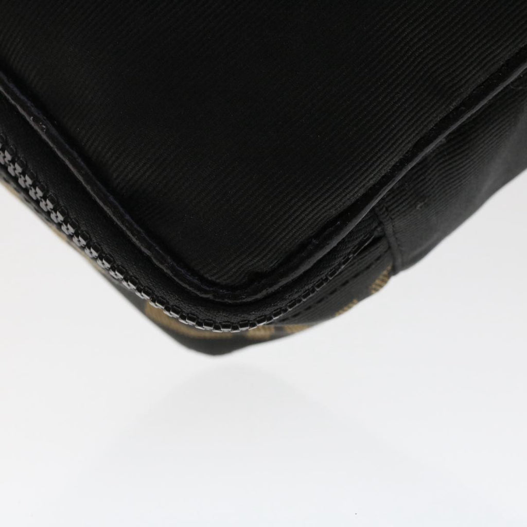 FENDI Hand Bag Nylon Black fm2555
