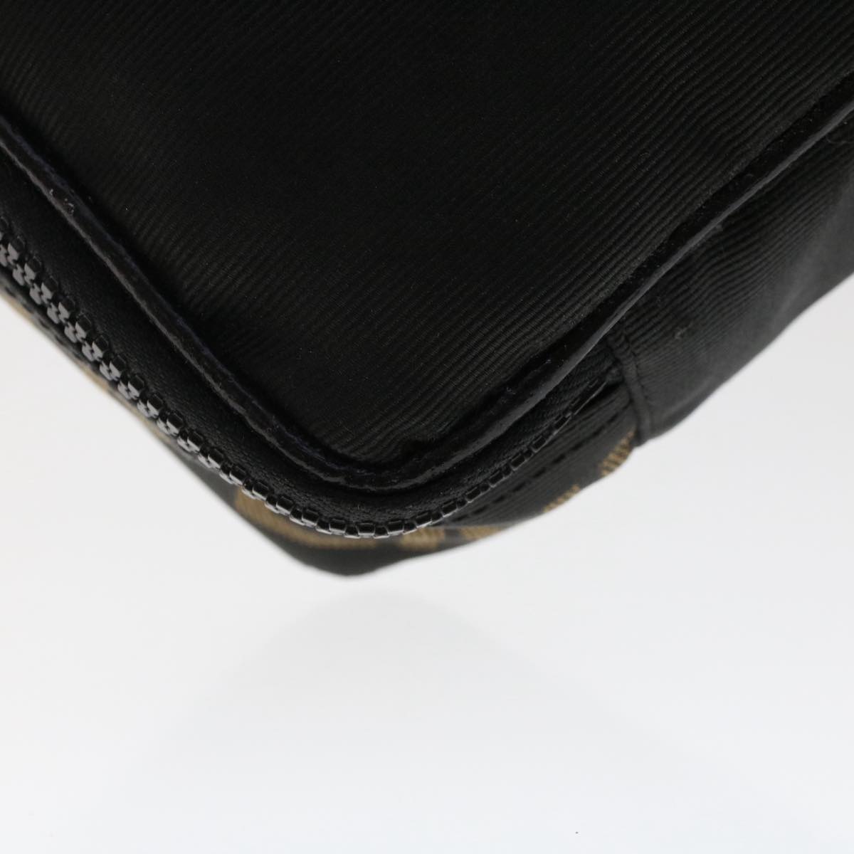 FENDI Hand Bag Nylon Black fm2555