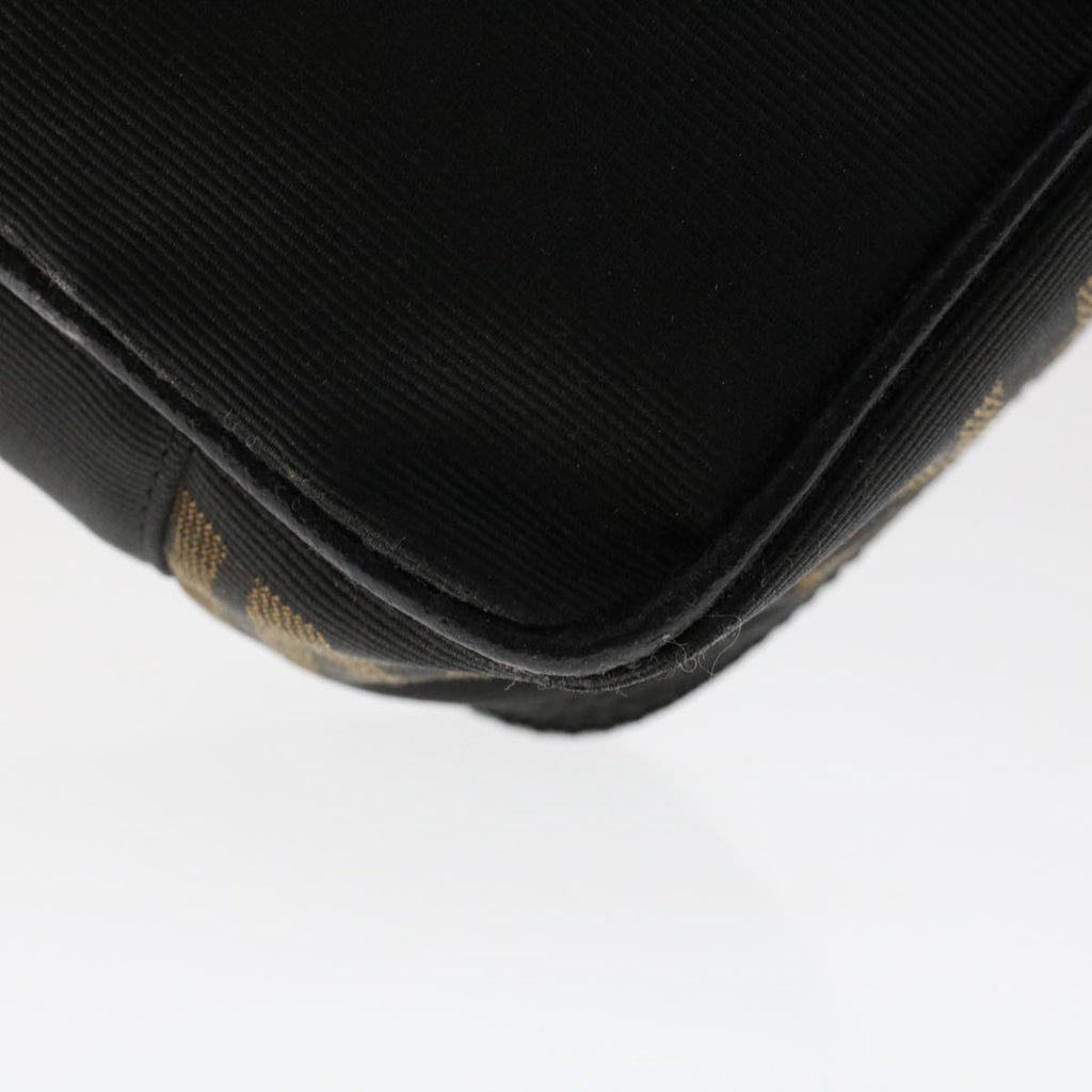 FENDI Hand Bag Nylon Black fm2555