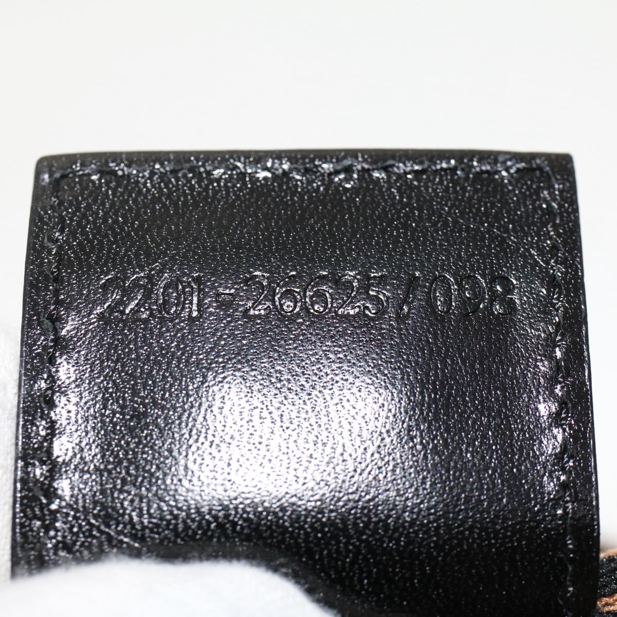 FENDI Hand Bag Nylon Black fm2555