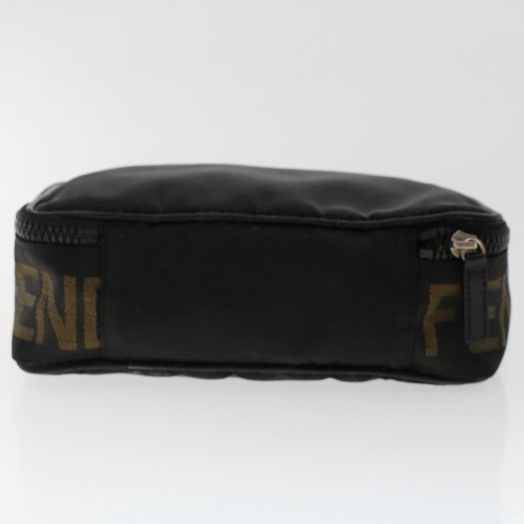 FENDI Hand Bag Nylon Black fm2555