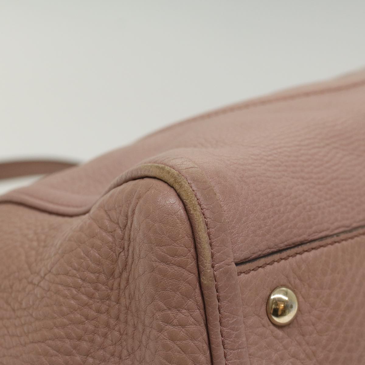 GUCCI Soho Shoulder Bag Leather Pink 282309 fm2589