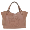 GUCCI Soho Shoulder Bag Leather Pink 282309 fm2589