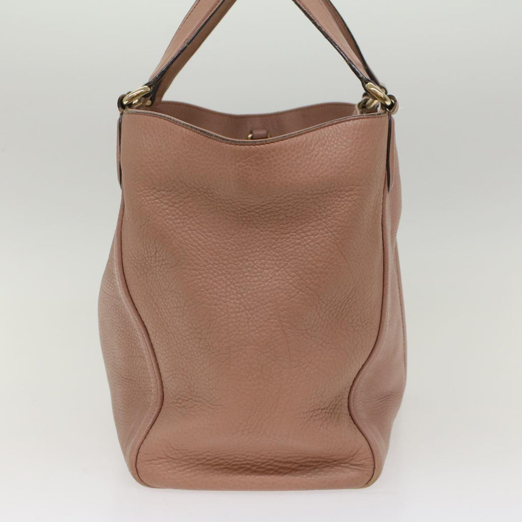 GUCCI Soho Shoulder Bag Leather Pink 282309 fm2589