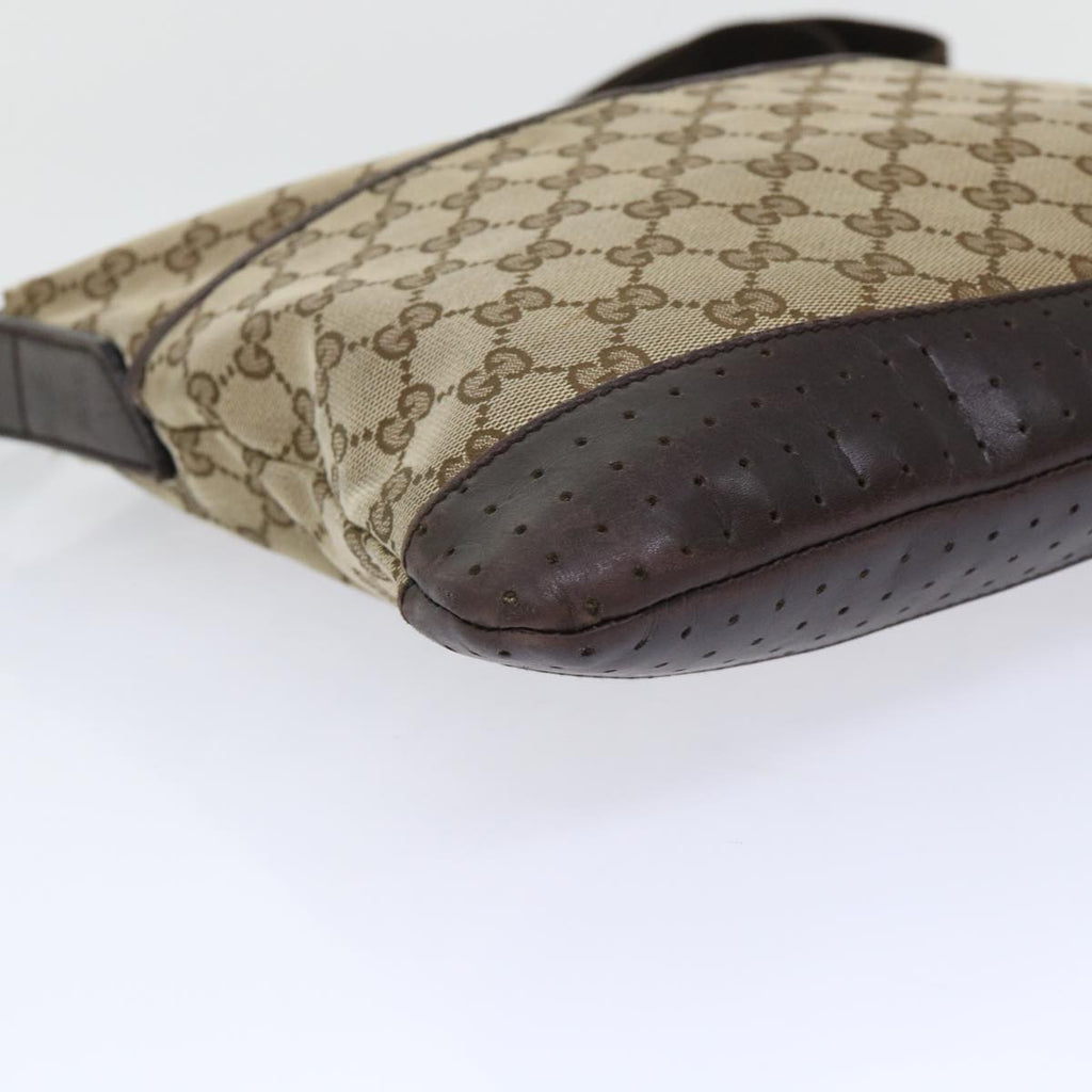 GUCCI GG Canvas Shoulder Bag Beige 145857 fm2595