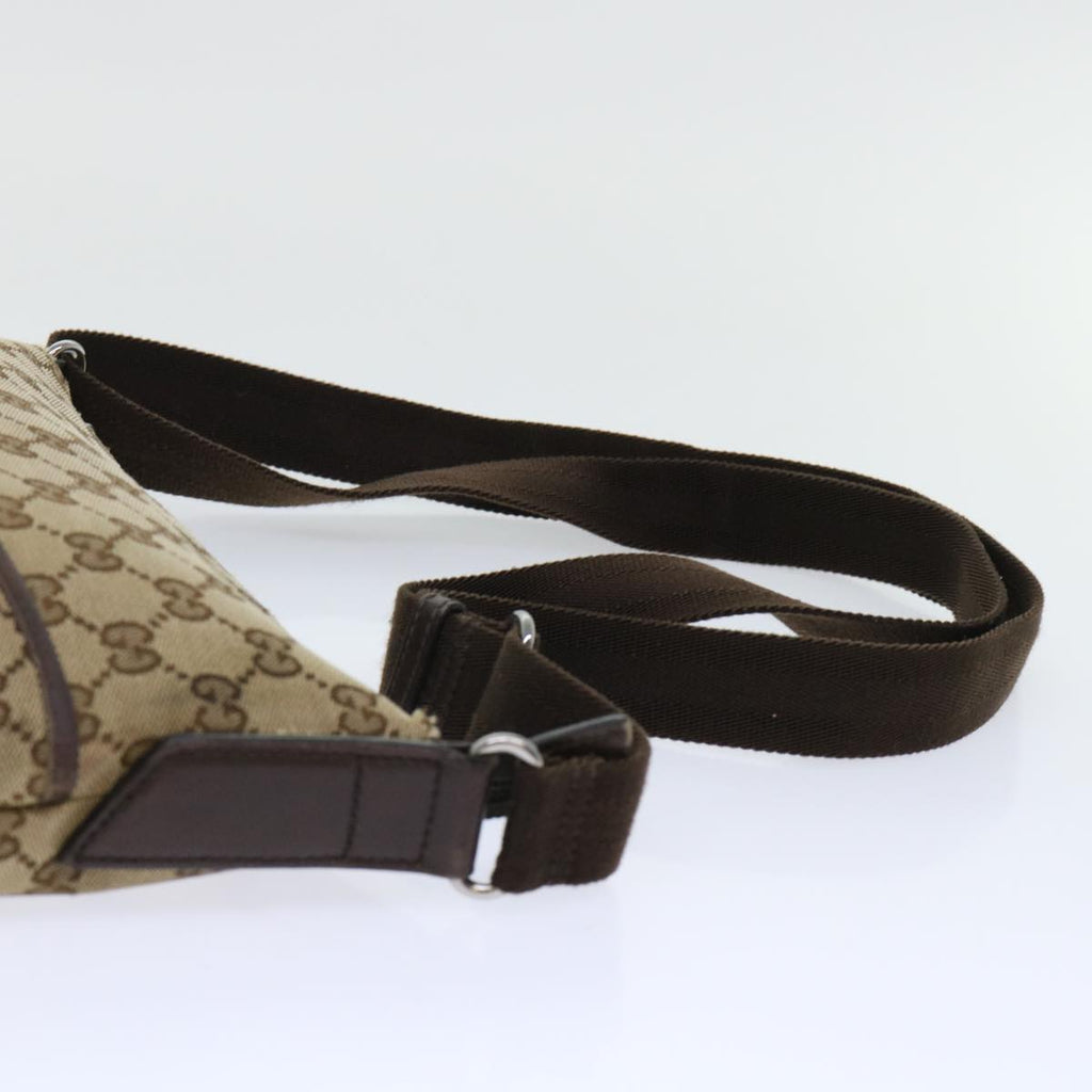 GUCCI GG Canvas Shoulder Bag Beige 145857 fm2595