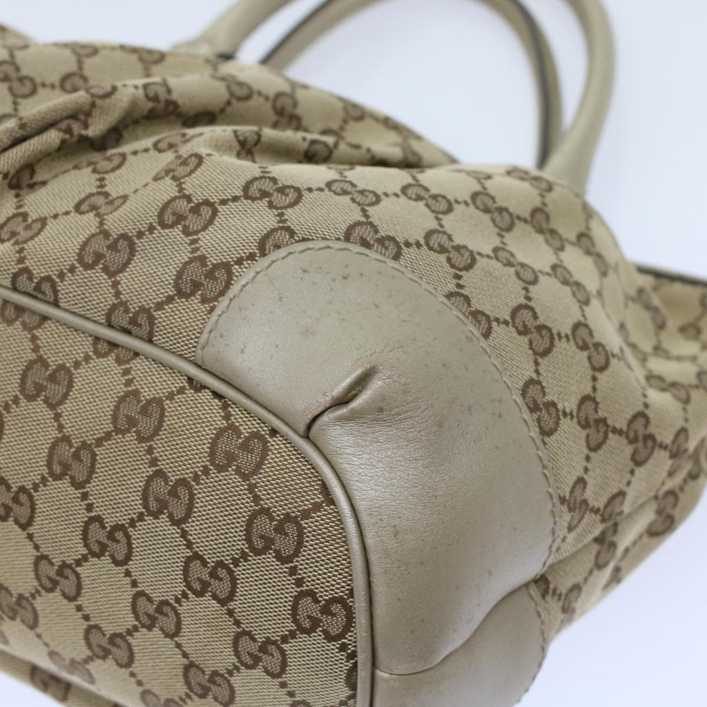 GUCCI GG Canvas Hand Bag 2way Beige 247902 fm2597