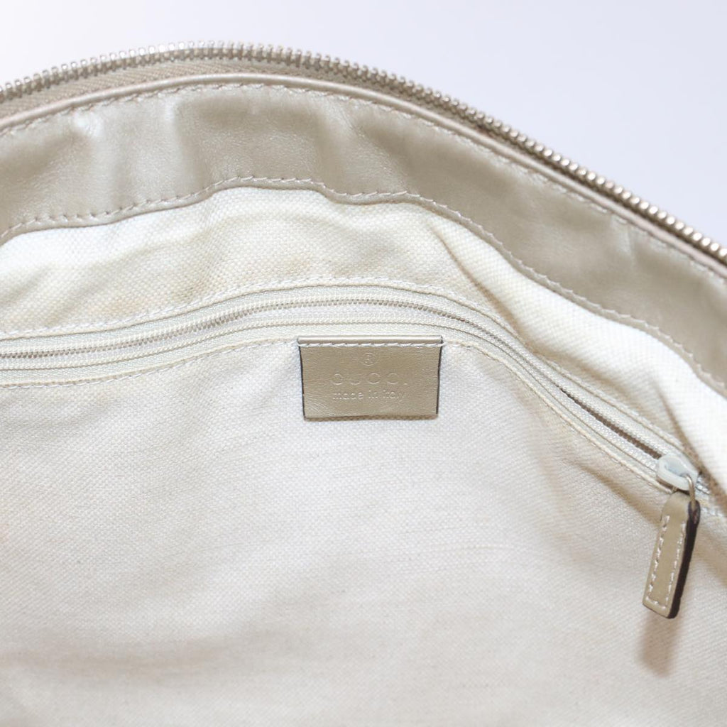 GUCCI GG Canvas Hand Bag 2way Beige 247902 fm2597