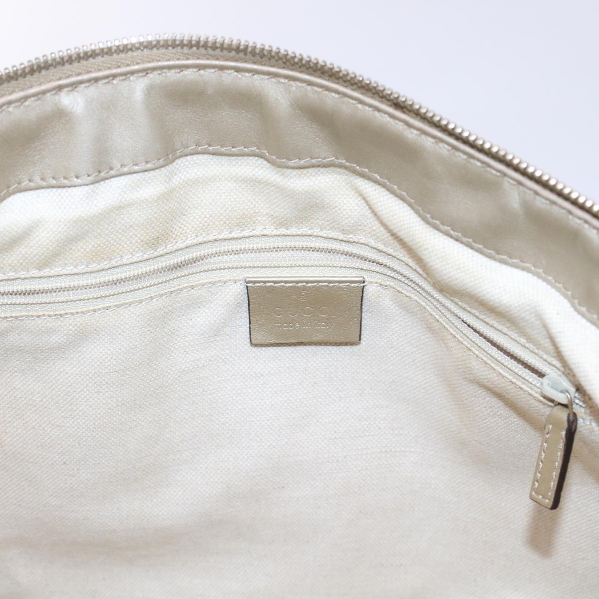 GUCCI GG Canvas Hand Bag 2way Beige 247902 fm2597