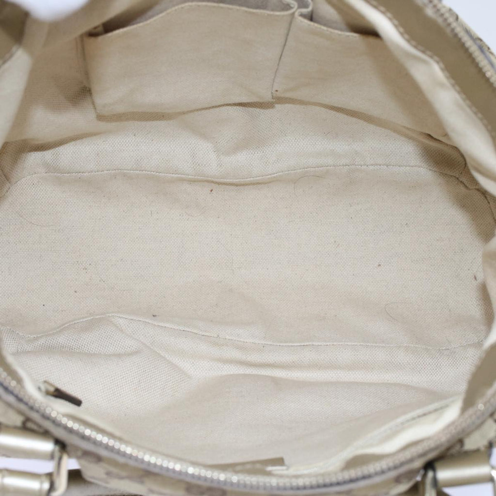 GUCCI GG Canvas Hand Bag 2way Beige 247902 fm2597