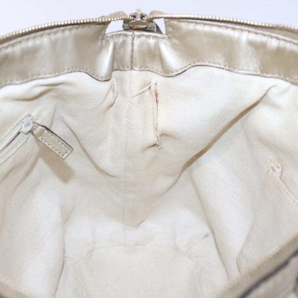 GUCCI GG Canvas Hand Bag 2way Beige 247902 fm2597