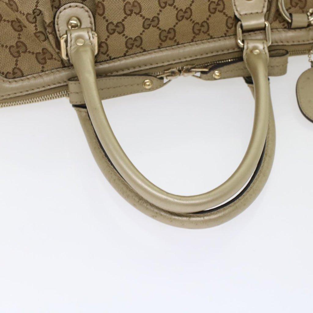 GUCCI GG Canvas Hand Bag 2way Beige 247902 fm2597