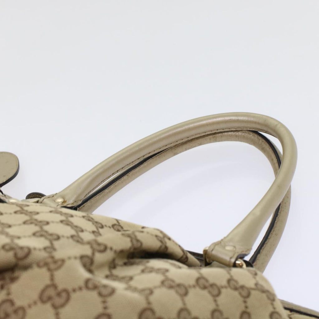 GUCCI GG Canvas Hand Bag 2way Beige 247902 fm2597