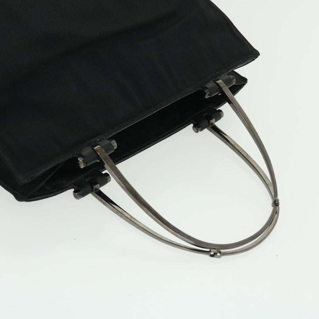 GUCCI Hand Bag Canvas 3Set Black fm2656