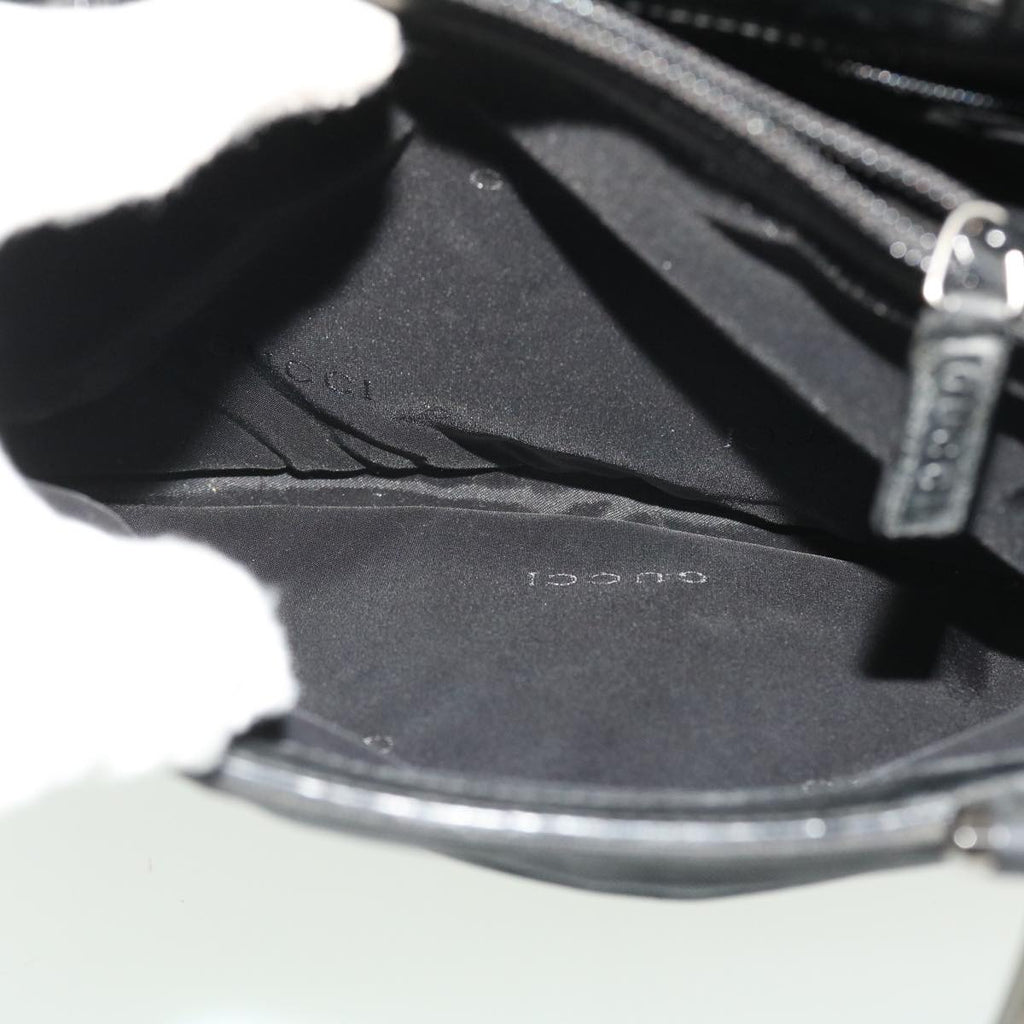GUCCI Hand Bag Canvas 3Set Black fm2656