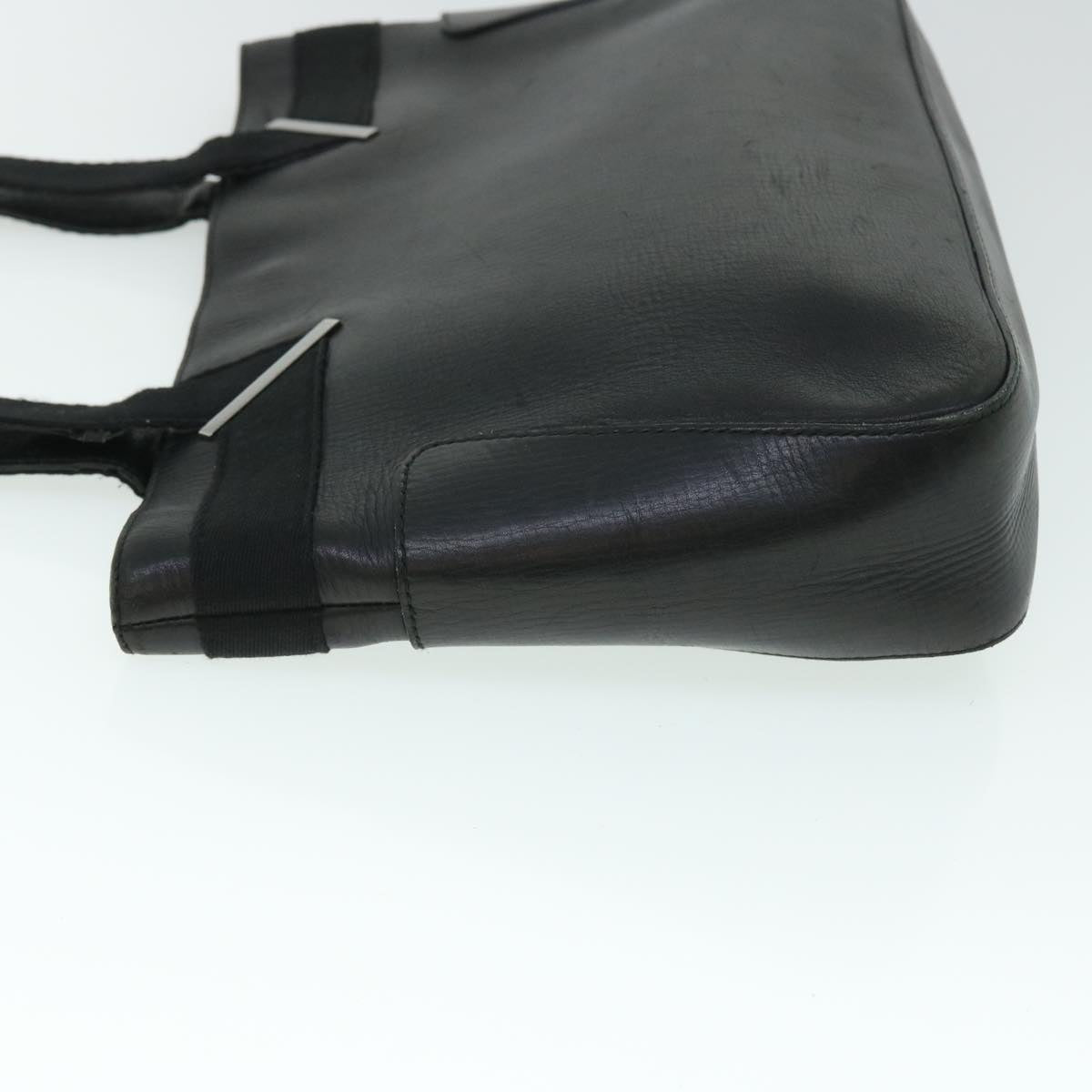 GUCCI Tote Bag Leather Black 73983 fm2665