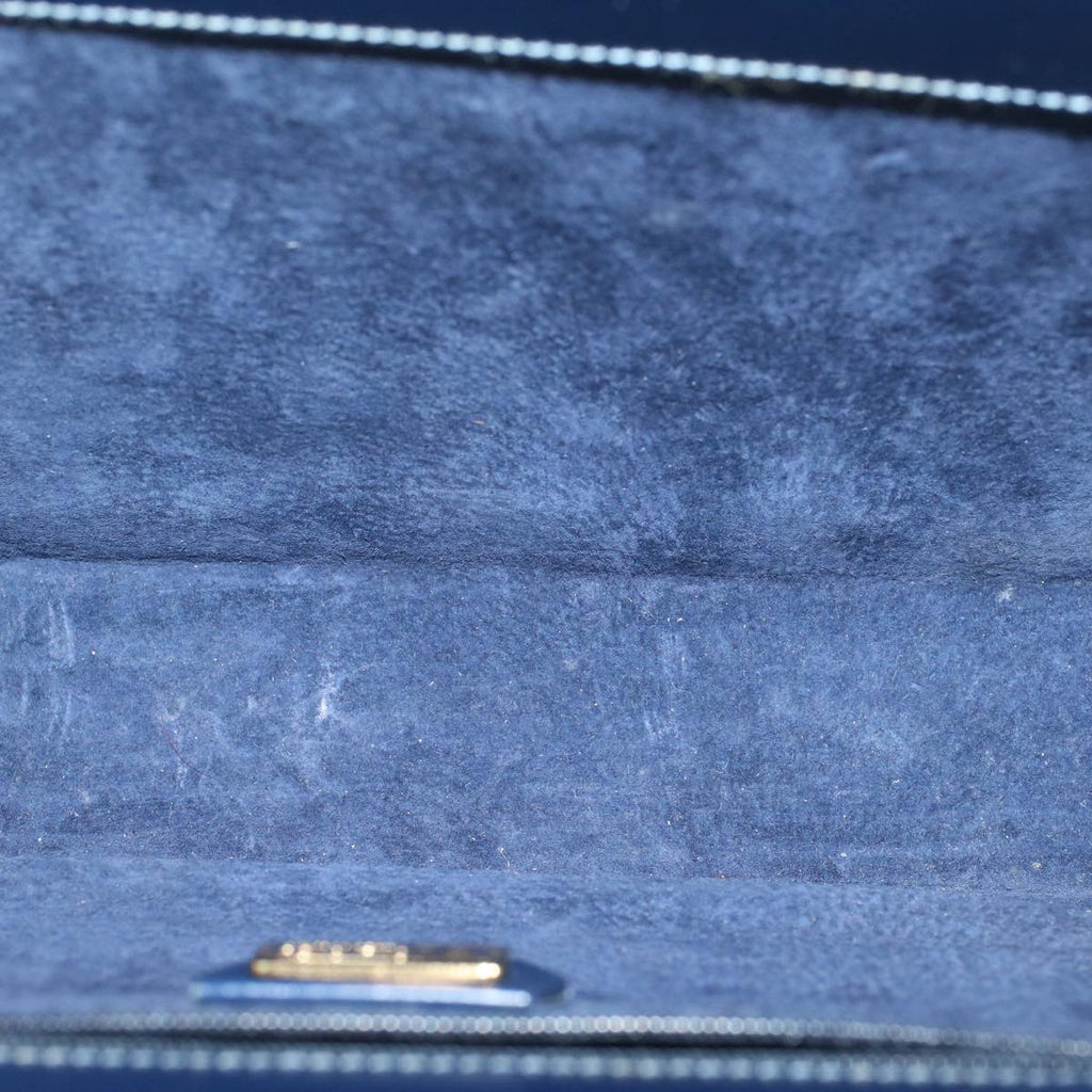 GUCCI Clutch Bag Leather Navy 004 406 0279 fm2776
