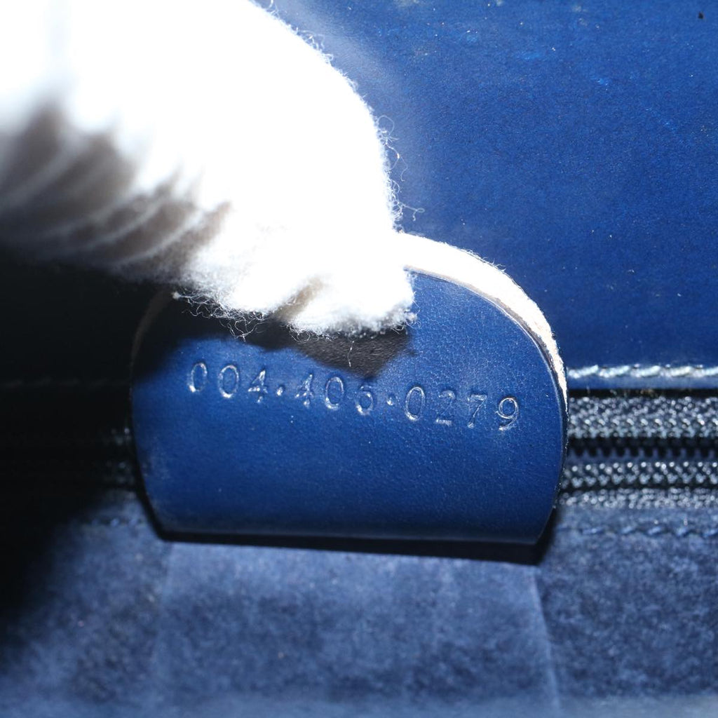 GUCCI Clutch Bag Leather Navy 004 406 0279 fm2776