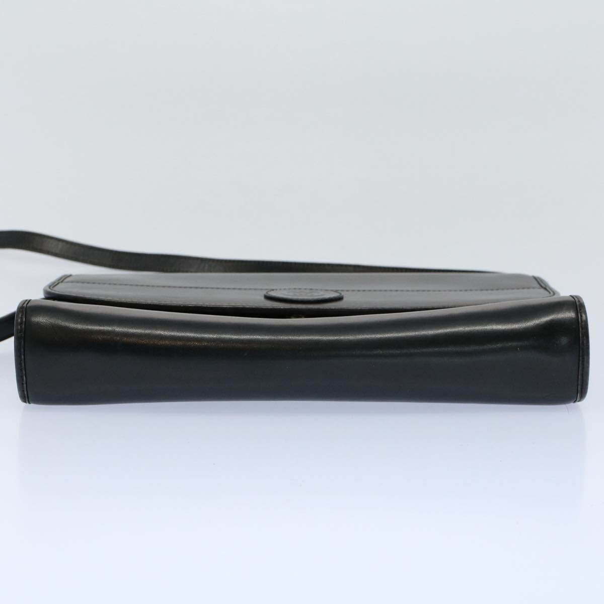 GUCCI Shoulder Bag Leather Black 004 261 0264 fm2779