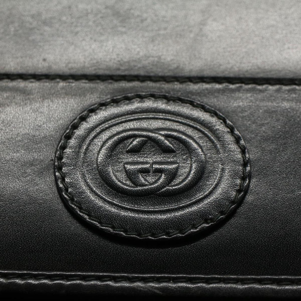 GUCCI Shoulder Bag Leather Black 004 261 0264 fm2779