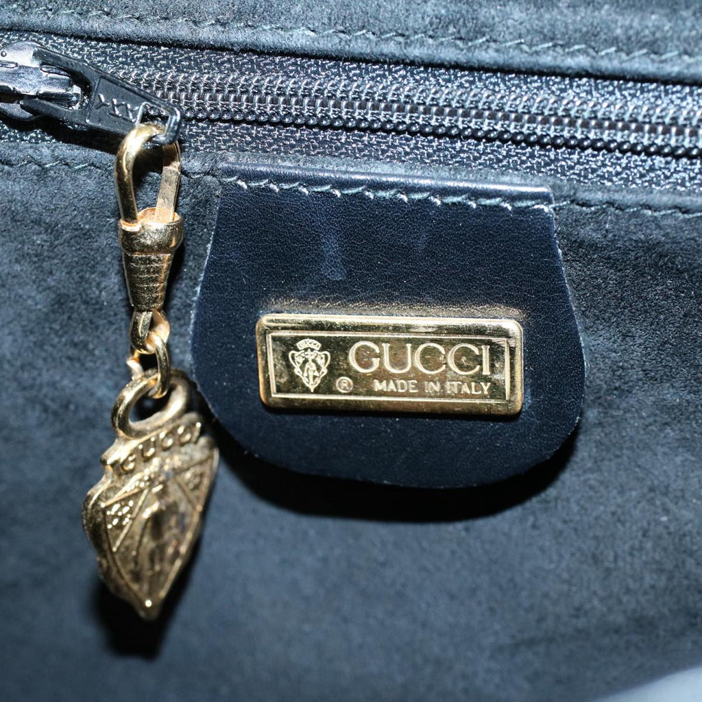 GUCCI Shoulder Bag Leather Black 004 261 0264 fm2779