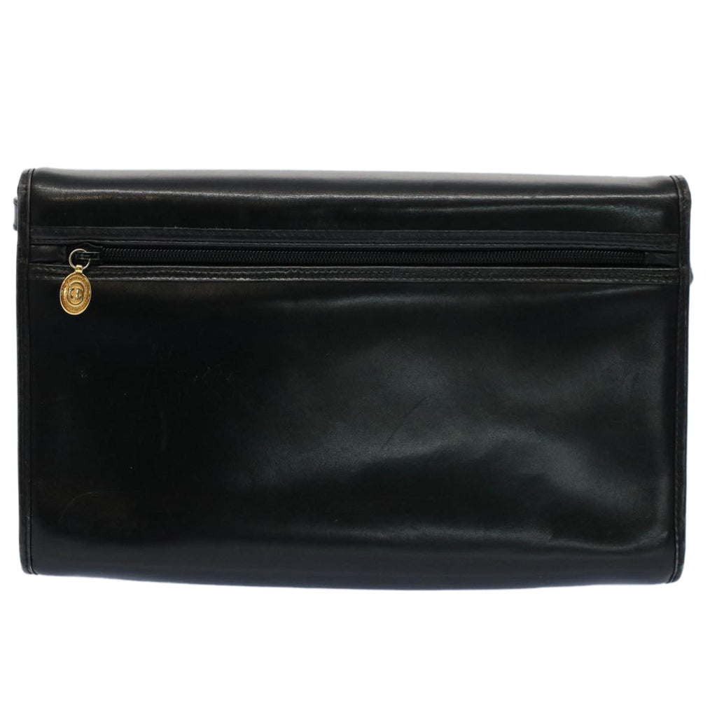 GUCCI Shoulder Bag Leather Black 004 261 0264 fm2779