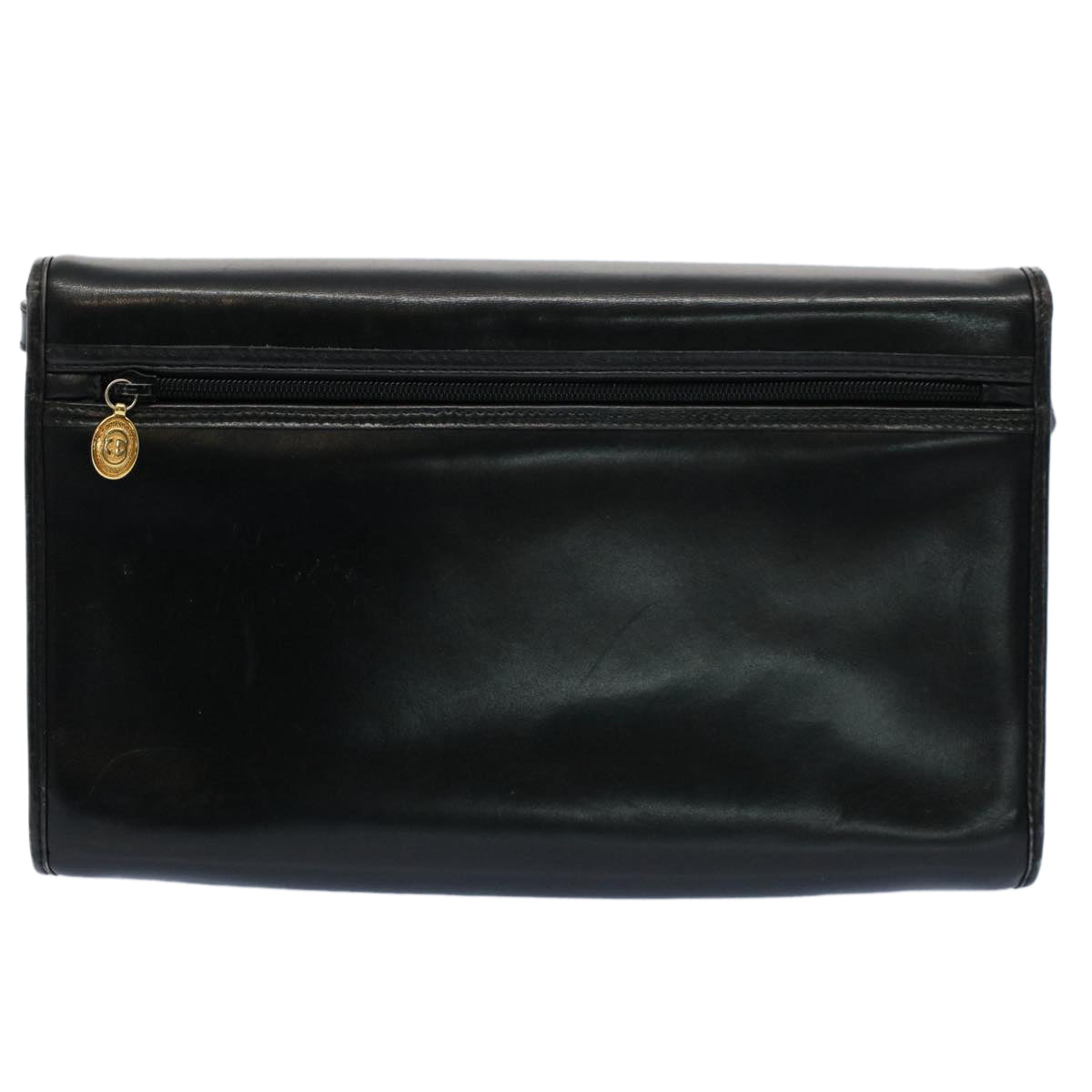 GUCCI Shoulder Bag Leather Black 004 261 0264 fm2779