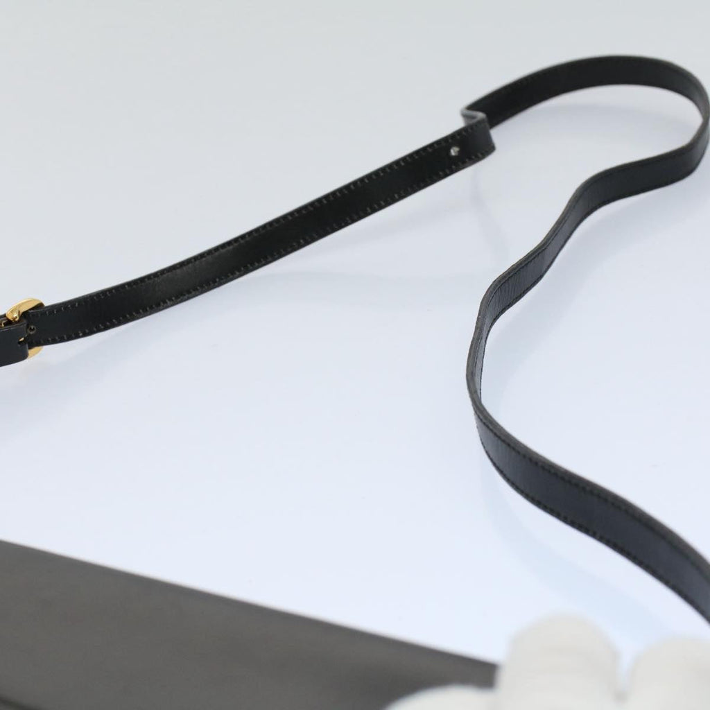 GUCCI Shoulder Bag Leather Black 004 261 0264 fm2779