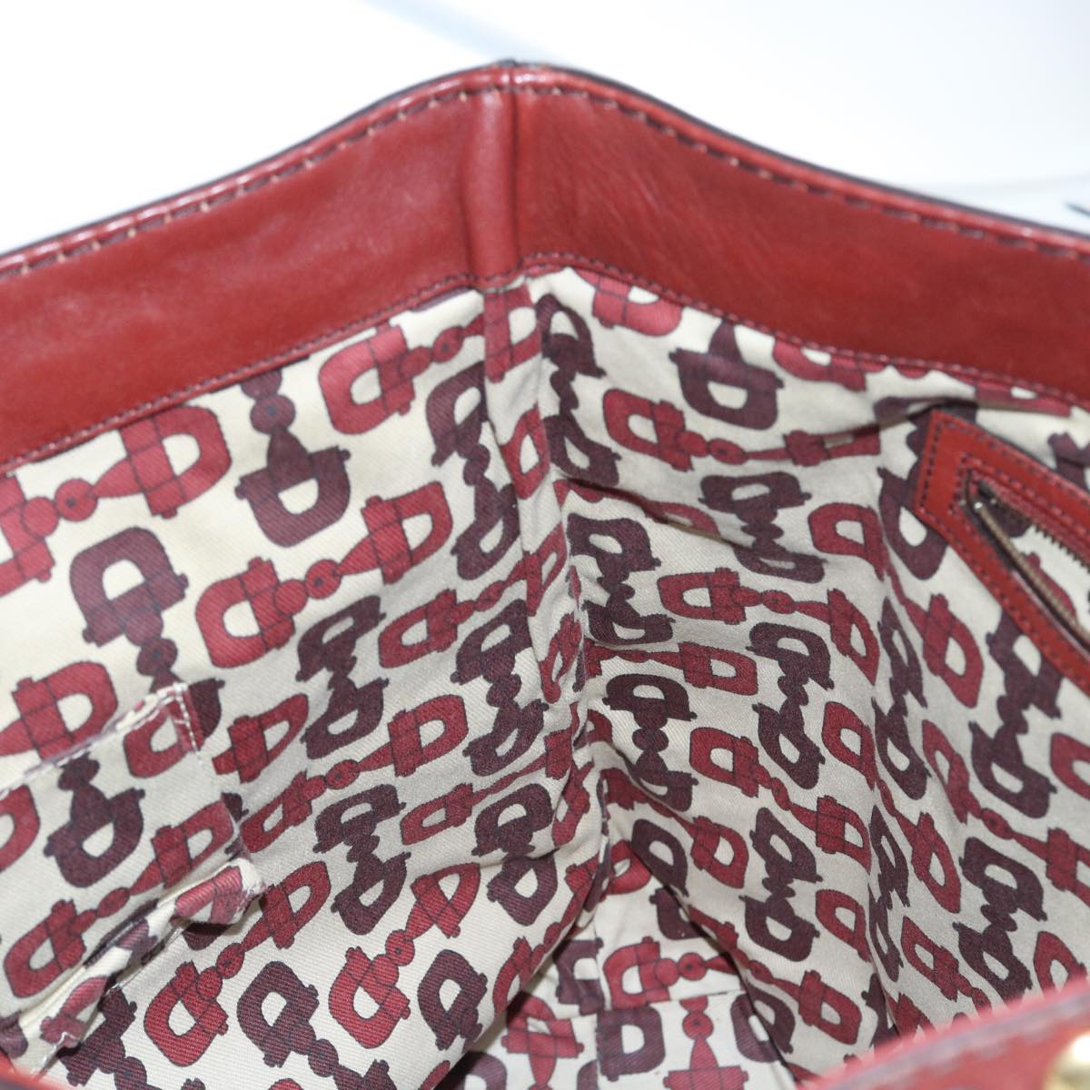 GUCCI GG Canvas Guccissima Tote Bag Red 208940 fm2782