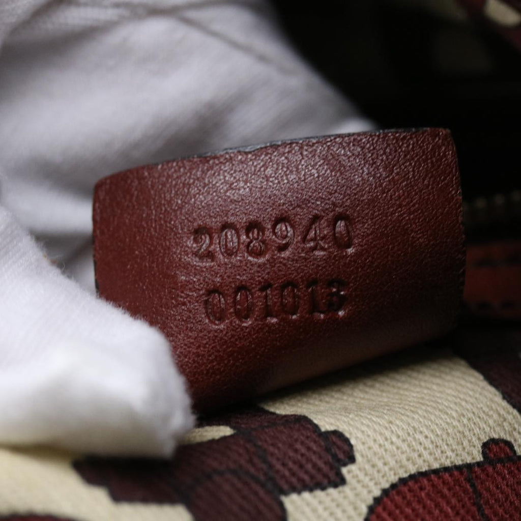 GUCCI GG Canvas Guccissima Tote Bag Red 208940 fm2782