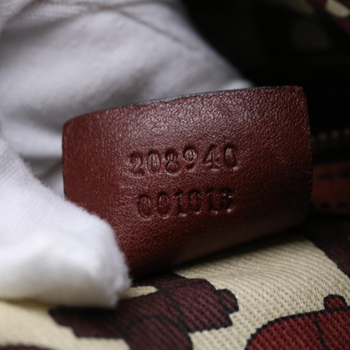 GUCCI GG Canvas Guccissima Tote Bag Red 208940 fm2782