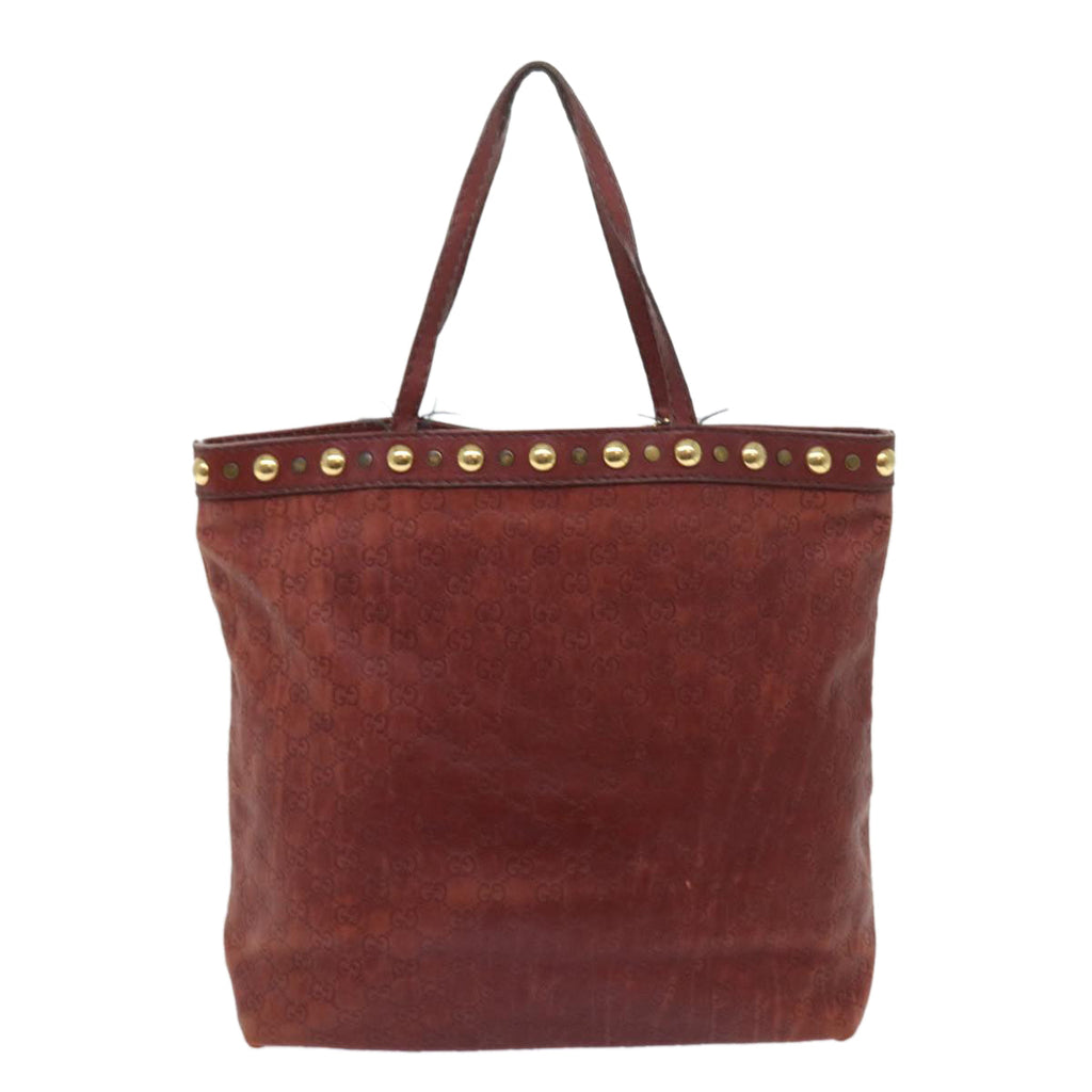 GUCCI GG Canvas Guccissima Tote Bag Red 208940 fm2782